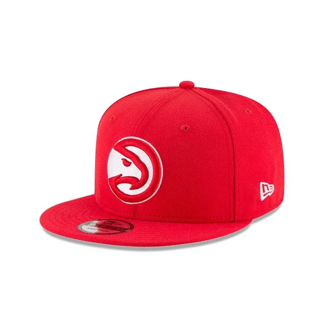 baseball cap with tundra camo-Atlanta Hawks Basic 9FIFTY Snapback Hat