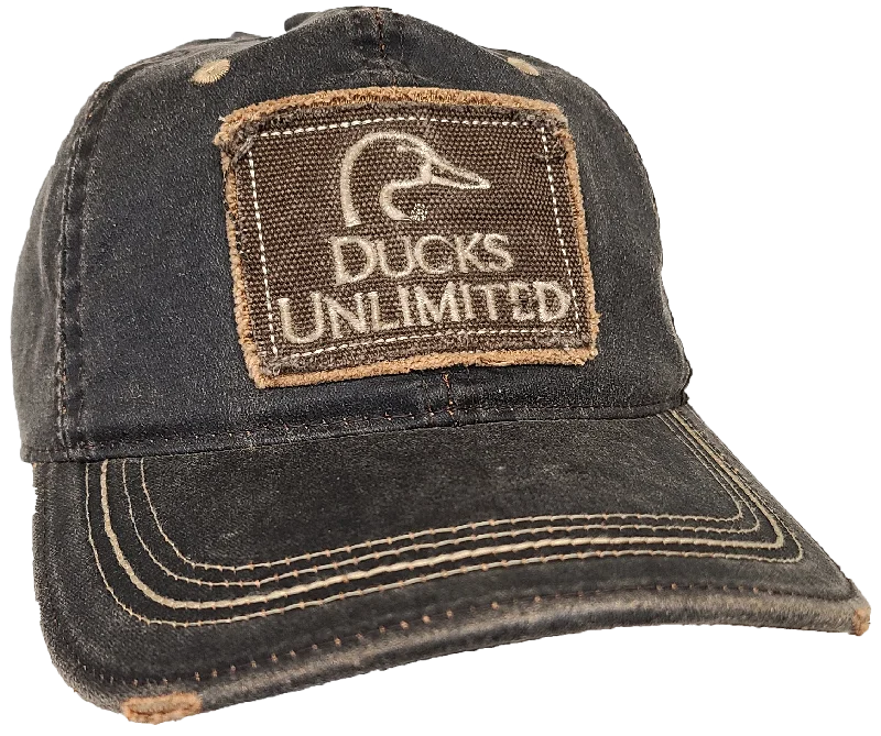 baseball cap for youth leagues-CAP Ducks Unlimited Canvas Patch  DU37C