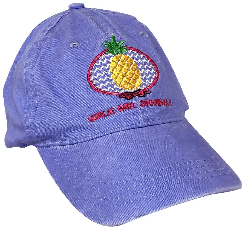 baseball cap for hockey fans-CHB-493 Pineapple Cap Purple