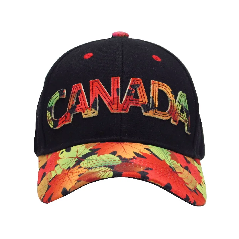 baseball cap with sporty fit-Fall Leaves Baseball Cap