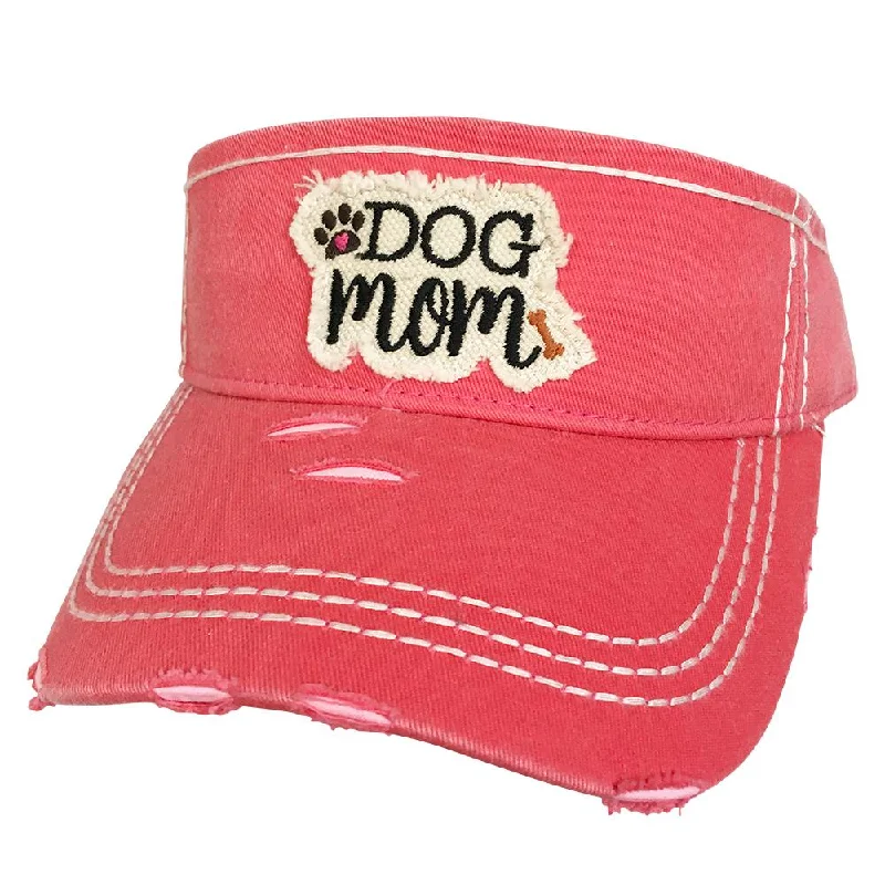 baseball cap for dance practice-KBR-136 Dog Mom Coral