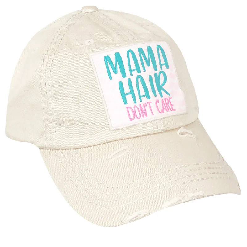 baseball cap for high schoolers-KBV-1197 Mama Hair Stone