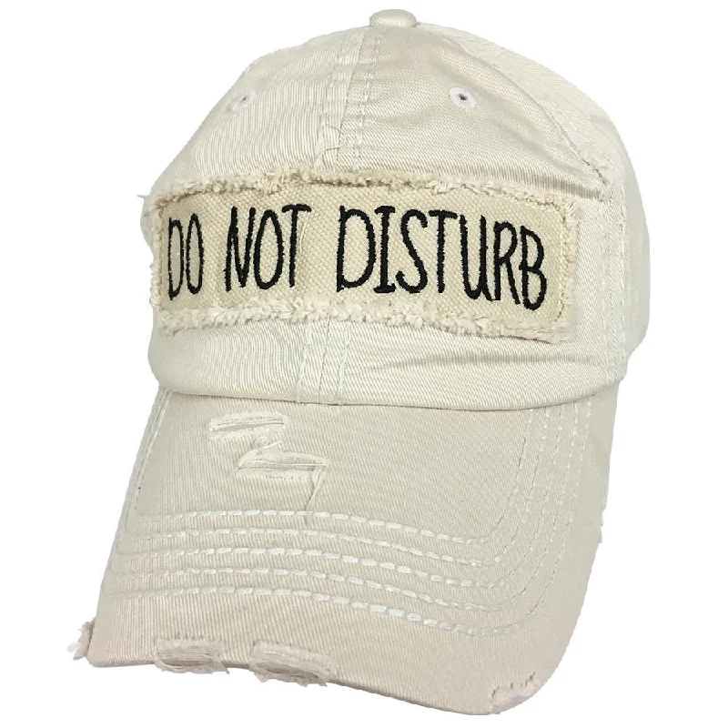 baseball cap for holiday gifts-KBV-1161 Do Not Disturb Cap-Stone