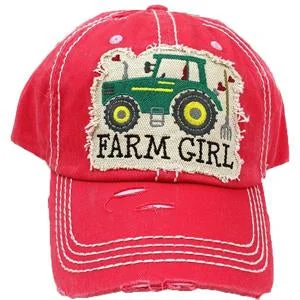 baseball cap with bronze accents-KBV-1280 Cap Farm Girl