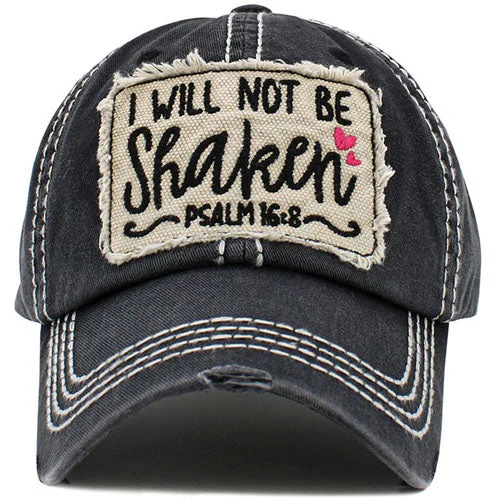 baseball cap for night jogs-KBV-1503 Shaken Black