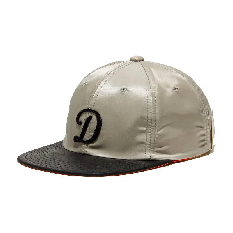 baseball cap for straight hair-MA-1  MID PROFILE CAP - Silver