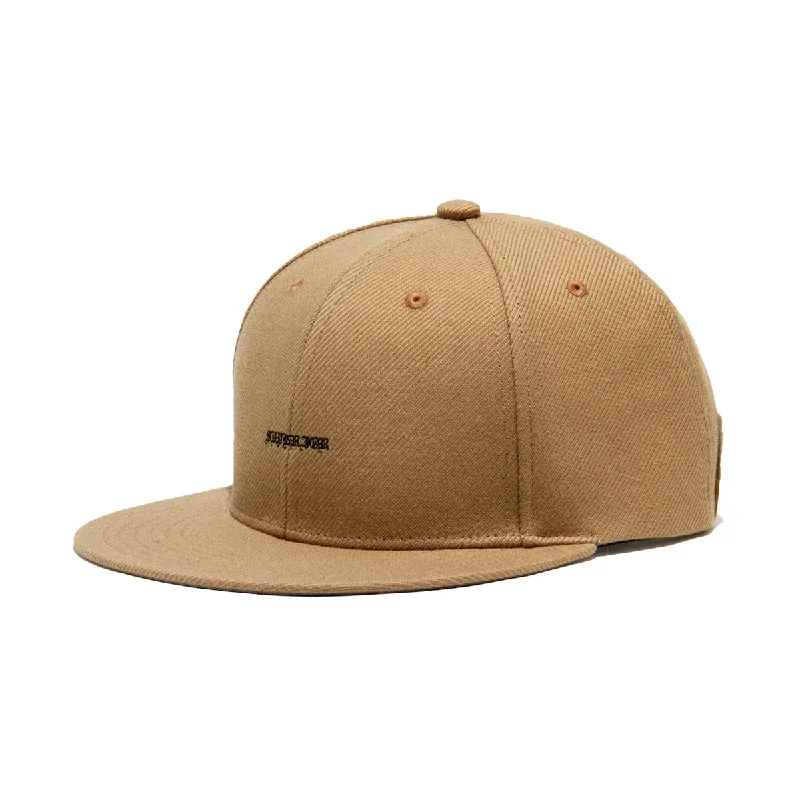 baseball cap for vintage fans-STIFF 6 PANEL CAP - Beige