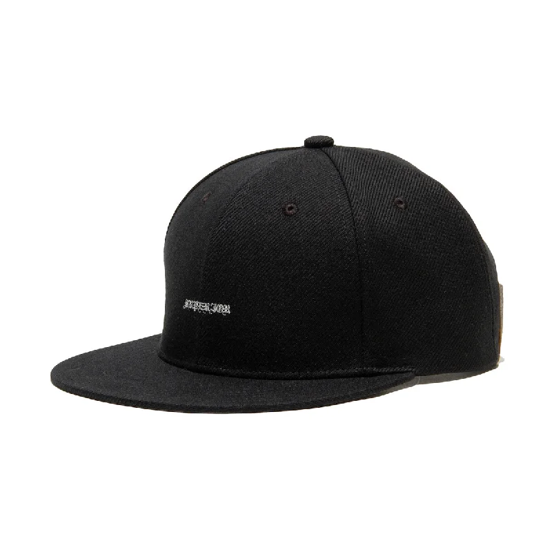 baseball cap for kite surfers-STIFF 6 PANEL CAP - Black