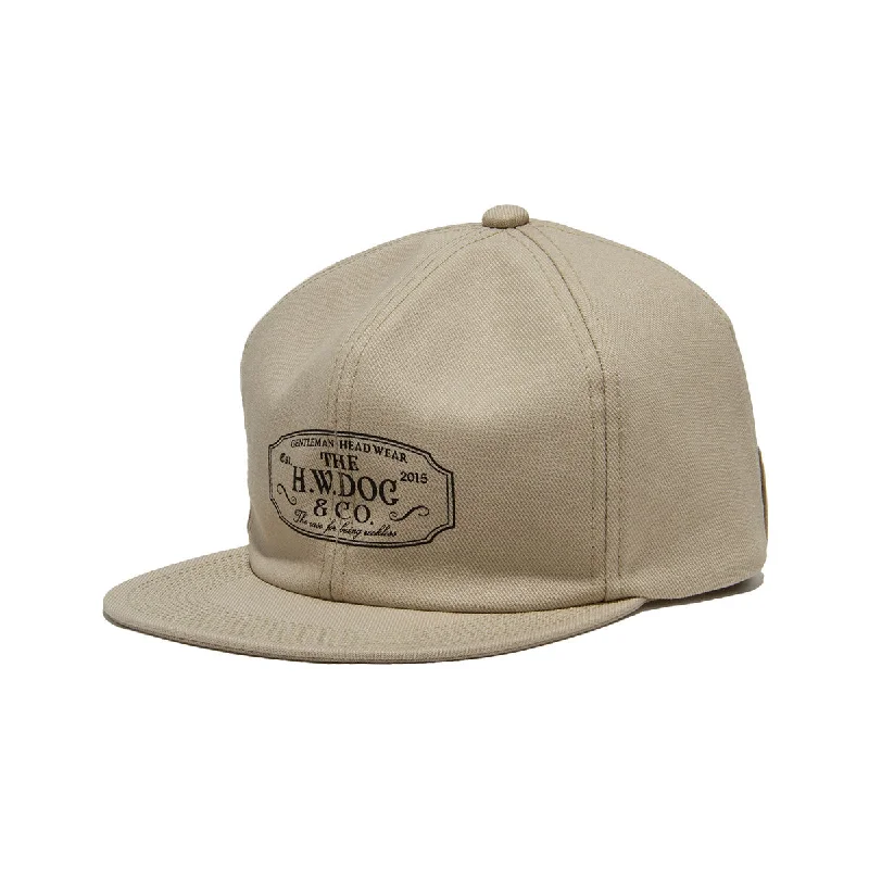 baseball cap with iconic patches-TRUCKER CAP - Beige