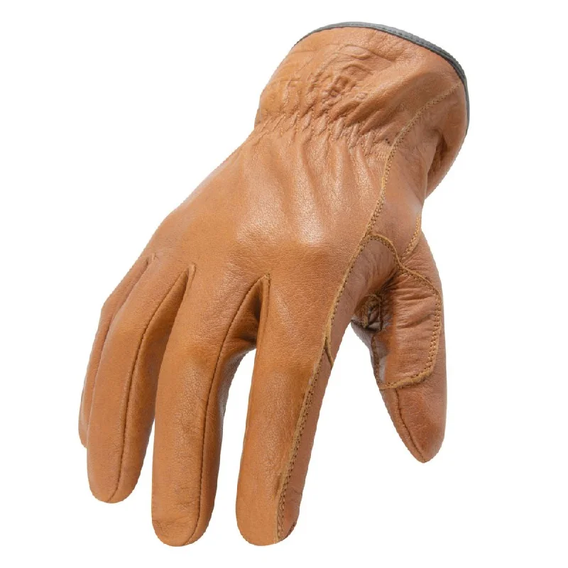 glove for subtle-  212 Performance CLDC5-90-010 Arc Flash Cut and Liquid Resistant Treated Leather Driver Gloves (CAT 2, EN Level 5), Large Brown