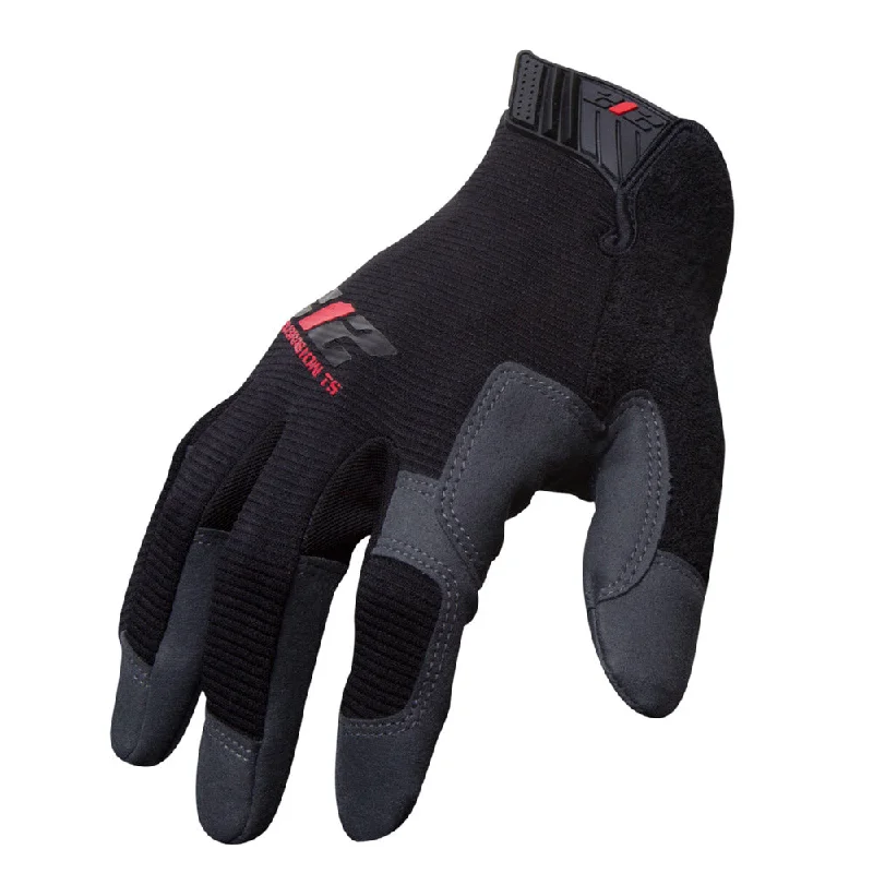 glove with yellow-  212 Performance MFXT-05-010 High Abrasion Black Large Gloves