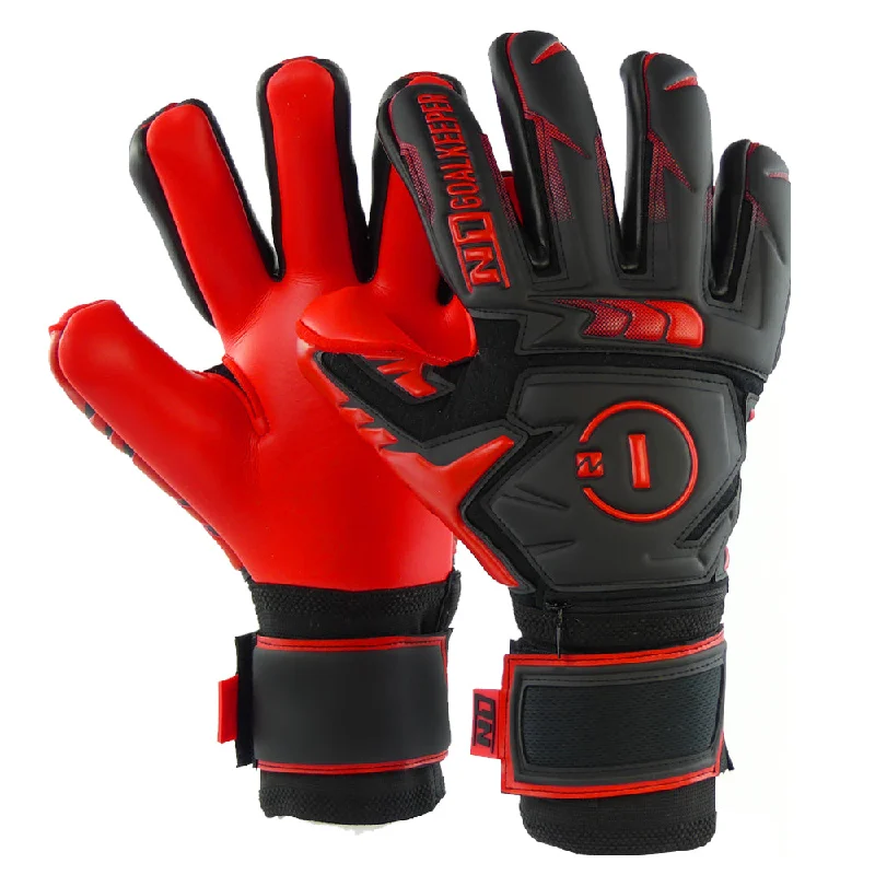 glove with bold trim-  Beta 2.0 Elite Red