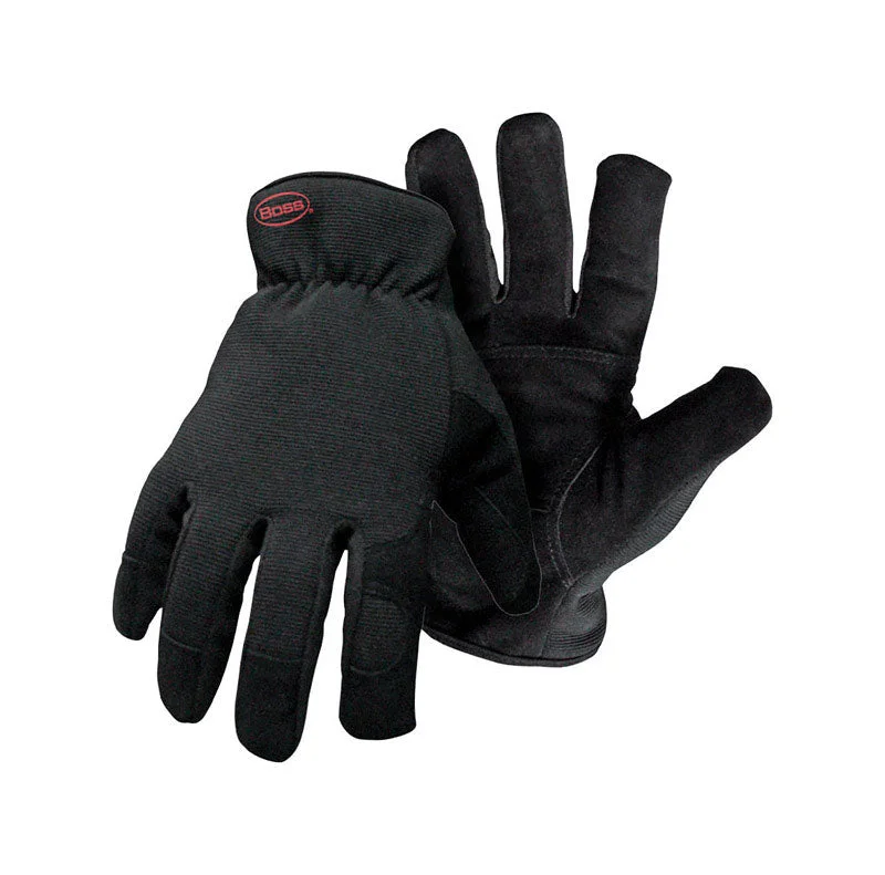 glove with solid touch-  Boss Guard Men's Indoor/Outdoor Insulated Mechanic's Glove Black M 1 pair