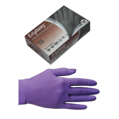 glove with unique feel-  Brightway Nitrile Gloves Box - Large