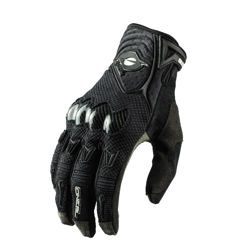 glove with silicone-  Butch Carbon Fiber Glove Black