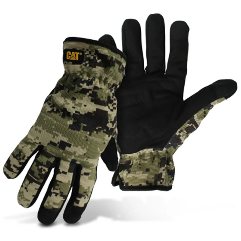 glove with elegant touch-  Cat Pro Series Men's Outdoor Utility Gloves Camouflage XL 1 pair