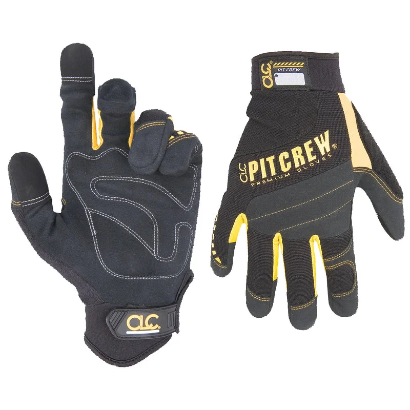 glove for work-  CLC Pit Crew Men's Mechanic's Glove Black L