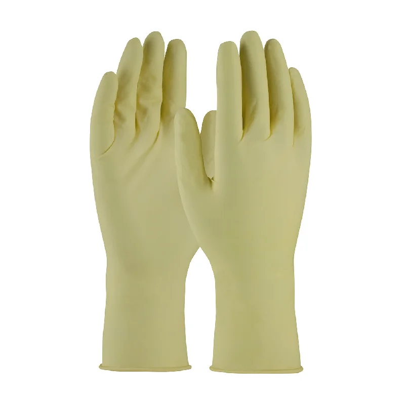 glove with high durability-  CleanTeam 100-323000 12" Single Use Class 100 Cleanroom Latex Glove with Fully Textured Grip Safety Glove(One Dozen)