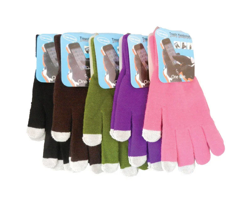 glove for water-  Diamond Visions Assorted Smartphone Assorted Gloves (Pack of 48)