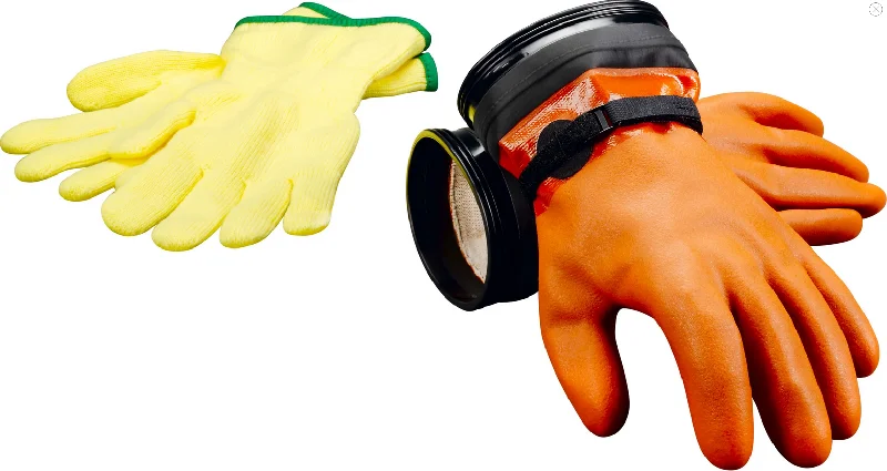 glove for professionals-  DUI - Dry ZipGloves "Max Dex" (Orange) & Liners