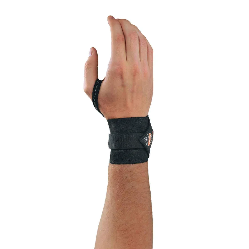 glove with bold vibe-  Ergodyne ProFlex® 420 Wrist Wrap w/Thumb Loop