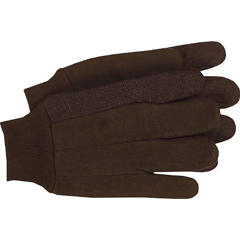 glove with cool look-  Boss Men's Indoor/Outdoor Dotted Palm Work Gloves Brown XL 1 pair