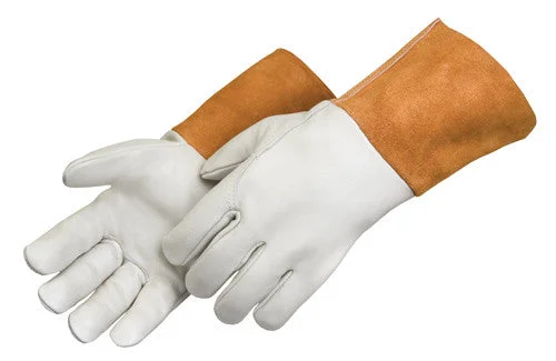 glove with black leather-  Grain Cowhide Mig Welder - Quality Grain - Dozen