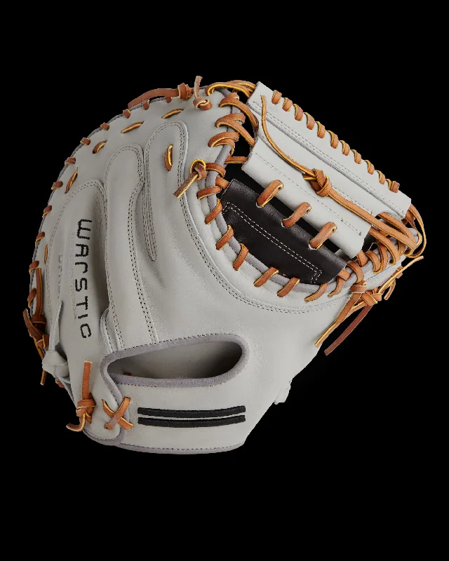 glove with color design-  IK3 SERIES JAPANESE KIP CATCHER’S MITT- GRAY WOLF STYLE