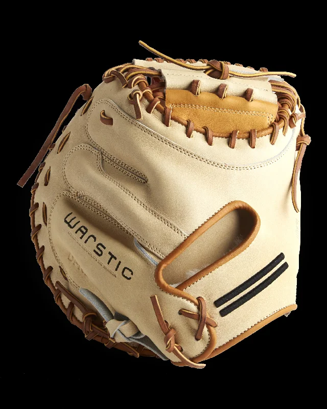 glove with adjustable fit-  IK3 SERIES JAPANESE KIP CATCHER’S MITT- WILD HORSE STYLE