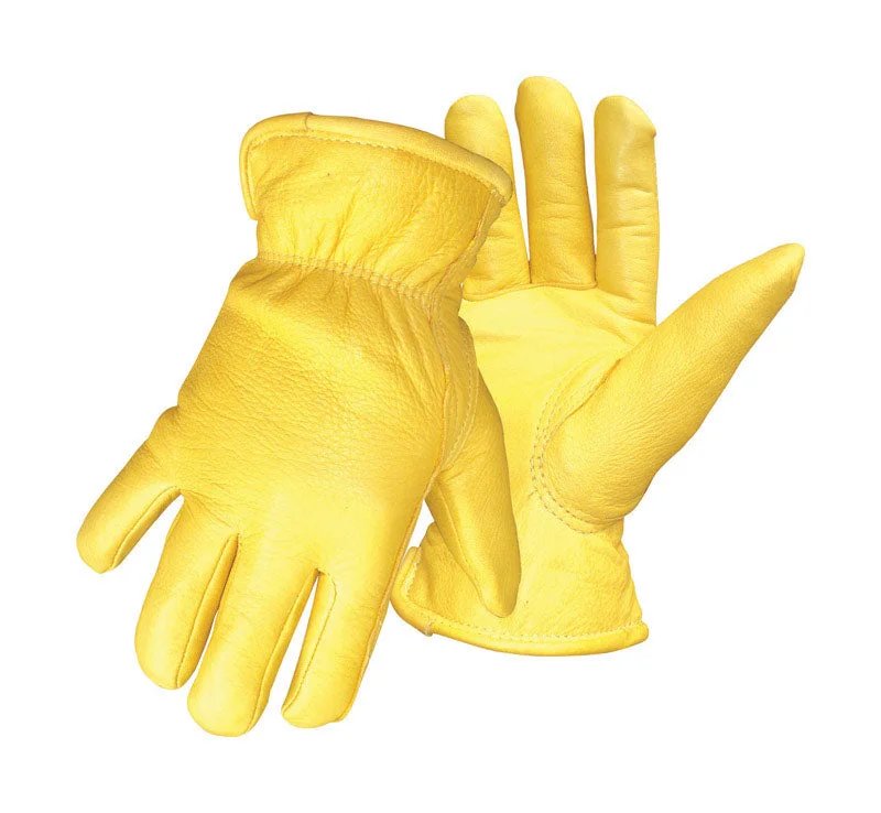 glove for casual wear-  Boss Therm Men's Indoor/Outdoor Insulated Driver Gloves Yellow XL 1 pair