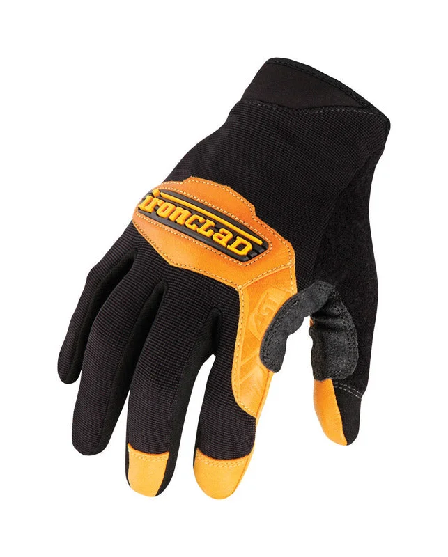 glove with rugged edge-  Ironclad Unisex Cowboy Gloves Black L 1 pair