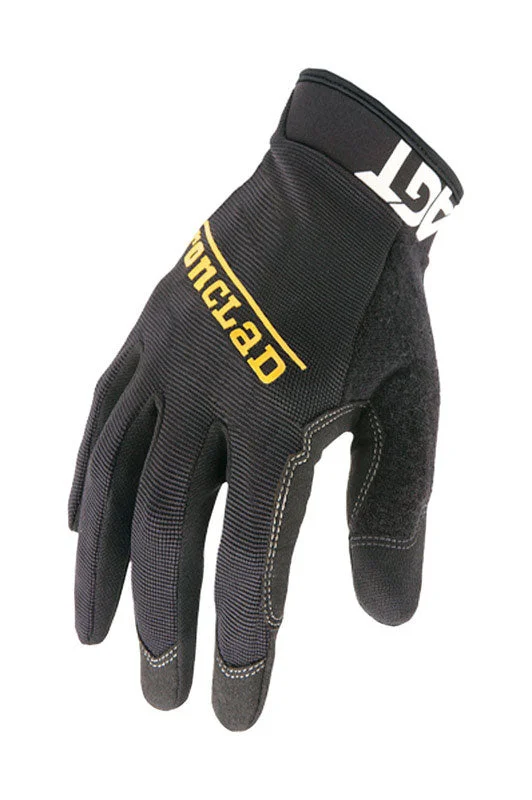 glove with clean edge-  Ironclad Men's Work Gloves Black XXL 1 pair