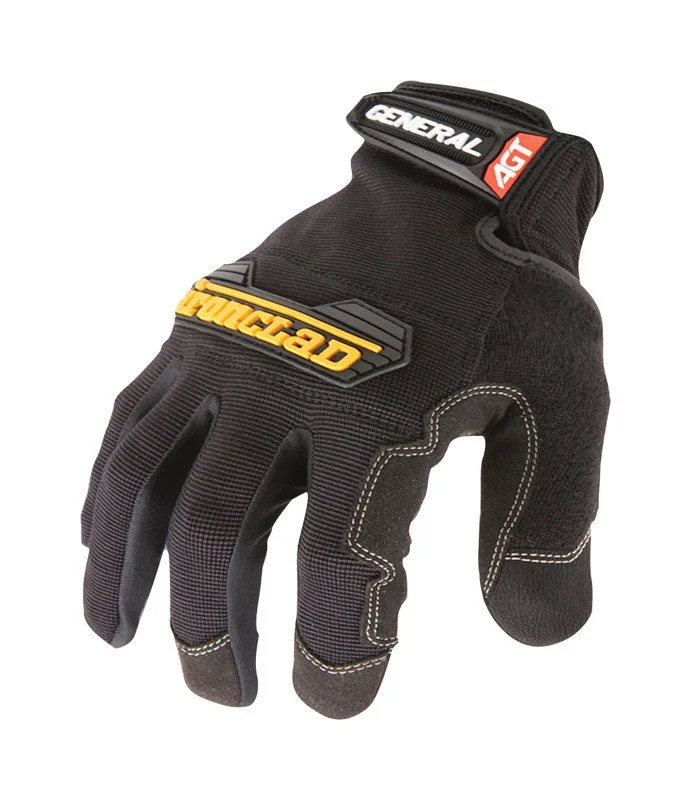 glove with bold vibe-  Ironclad General Utility Unisex Utility Gloves Black M 1 pair