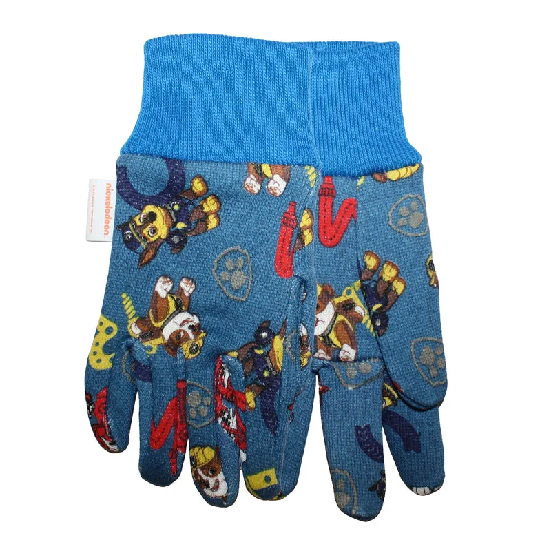 glove with premium-  Midwest Quality Glove Nickelodeon Youth Cotton Blue Gloves (Pack of 6)