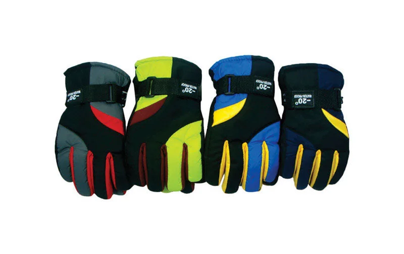 glove for cool tone-  Diamond Visions Assorted Polyester Assorted Ski Gloves (Pack of 24)