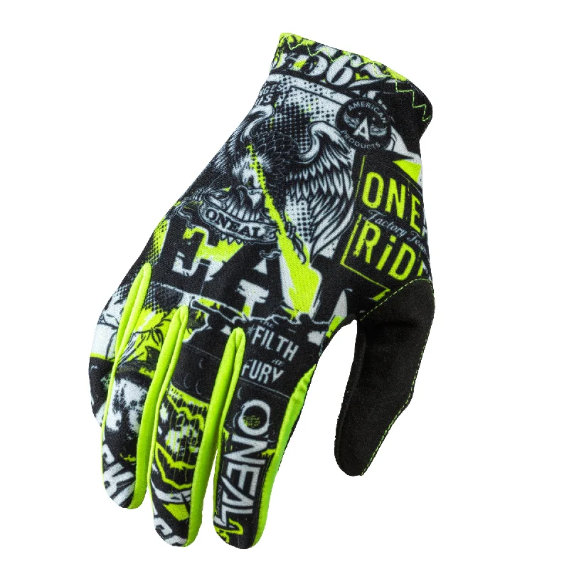 glove with breathable-  Matrix Glove Attack Black/Neon Yellow