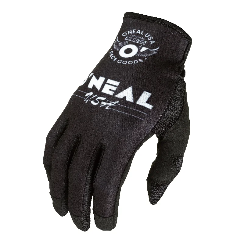 glove with active vibe-  Mayhem Bullet Glove Black/White