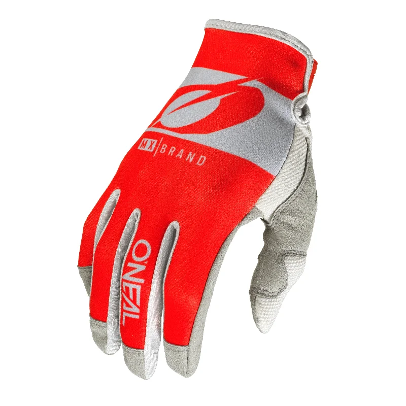 glove with subtle feel-  Mayhem Rider Glove Red/Gray