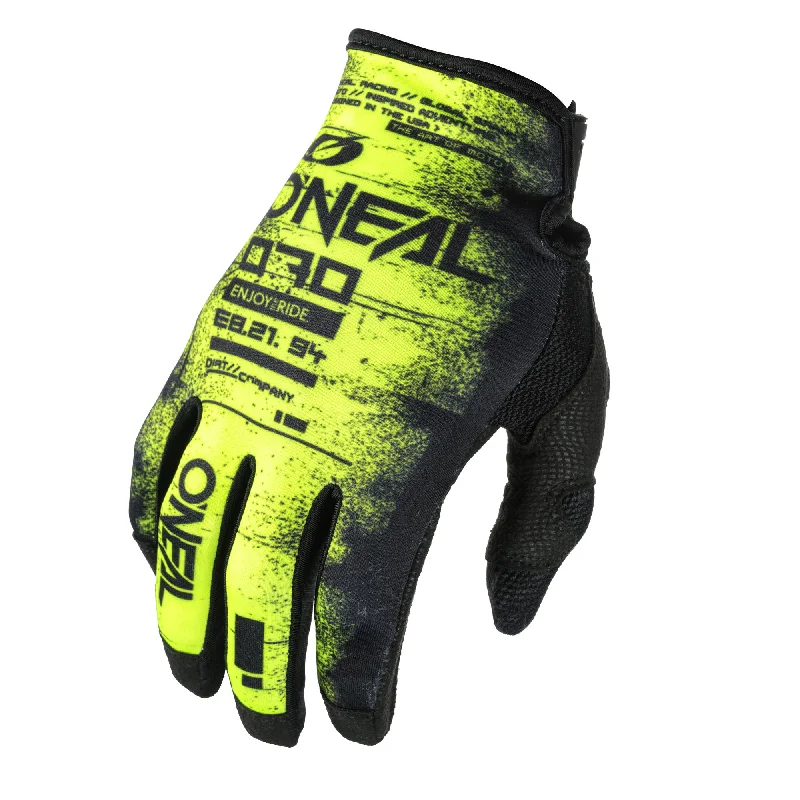 glove with modern feel-  Mayhem Scarz V.4 Glove Black/Neon