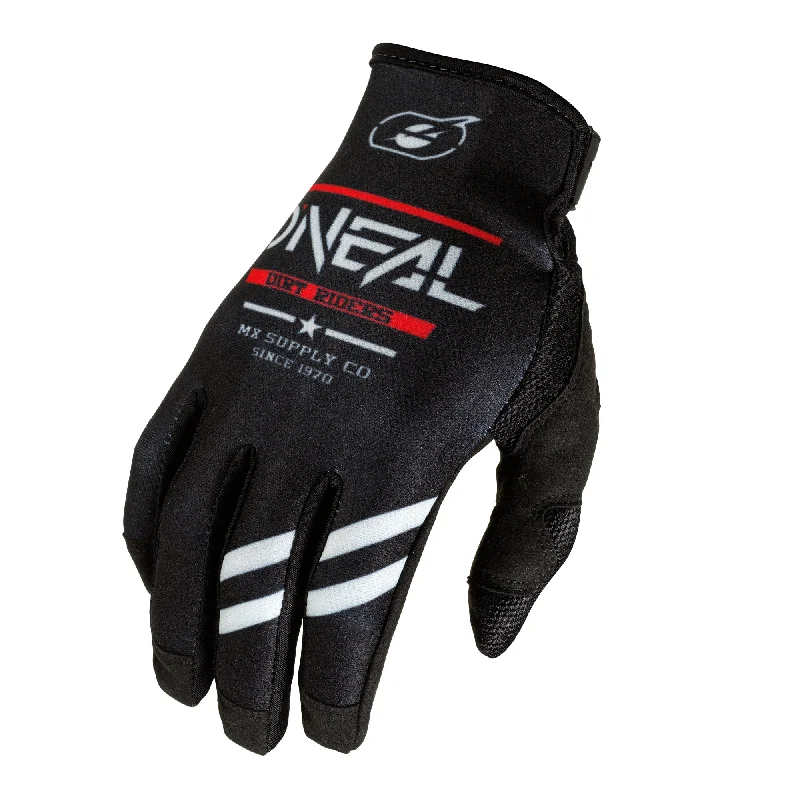 glove with sporty look-  Mayhem Squadron Glove Black/Gray