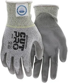 glove for bold style-  MCR Safety Medium Cut Pro® 13 Gauge Dyneema® Cut Resistant Gloves With Polyurethane Coated Palm