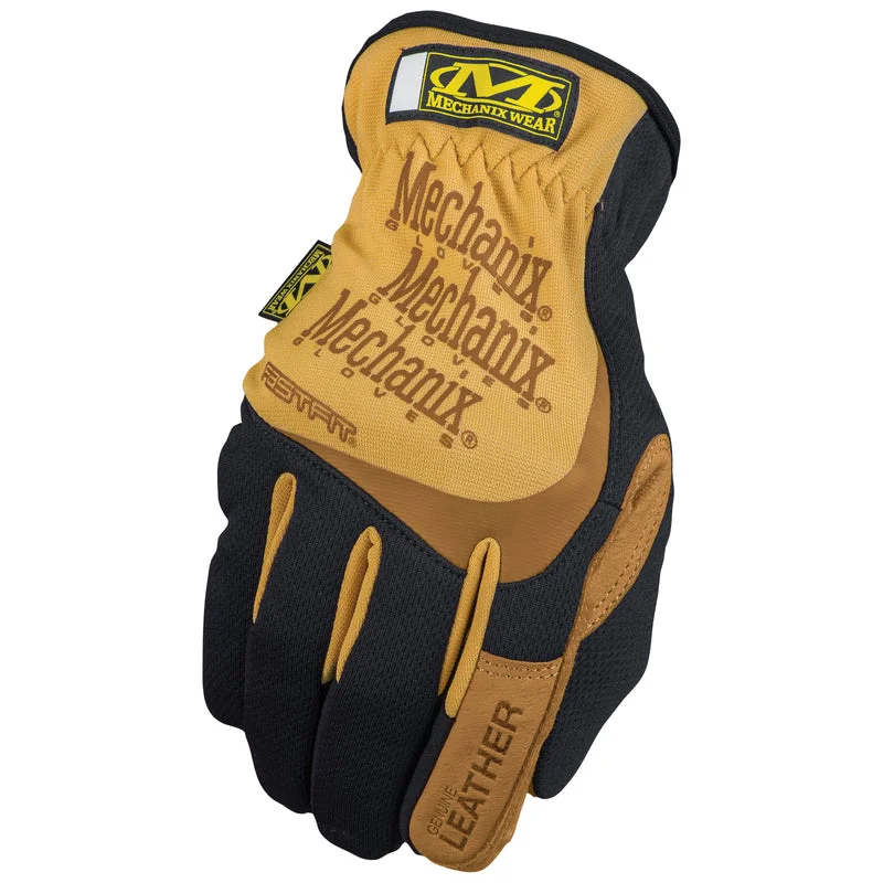 glove with classic look-  Mechanix Wear FastFit Gloves Black/Tan M 1 pair