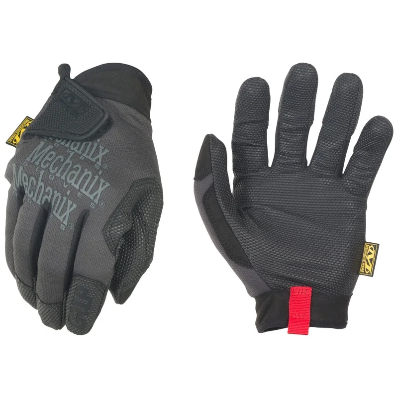 glove with active vibe-  Mechanix Wear Men's Full Finger Work Gloves Black/Gray M 1 pair