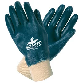 glove for teens-  Memphis Glove Large Predalite® Nitrile Full Dip Coated Work Gloves With Interlock Liner And Knit Wrist