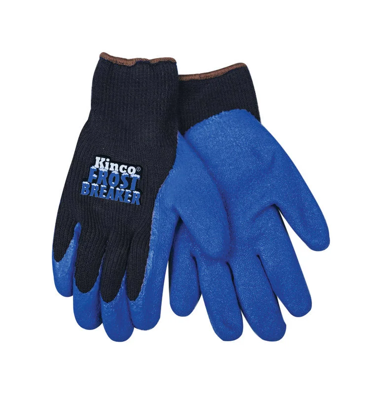 glove with sharp-  Kinco Men's Indoor/Outdoor Cold Weather Work Gloves Blue XL 1 pair