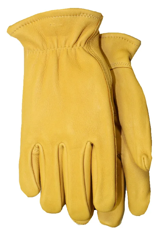 glove for urban vibe-  Midwest 850PL Pile Lined Grain Buckskin Gloves (One Dozen)