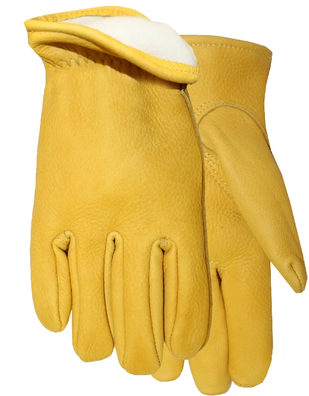 glove with striking-  Midwest 850TH Grain Buckskin with Thinsulate Insulation Gloves (One Dozen)