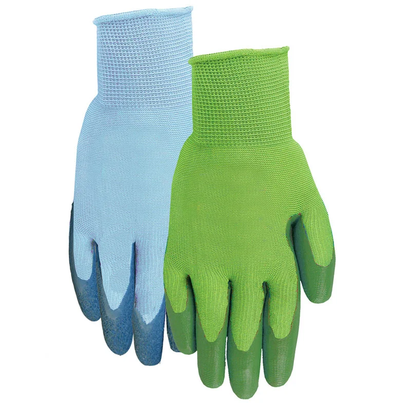 glove with touchscreen-  MidWest Quality Gloves L Blue/Green Gloves