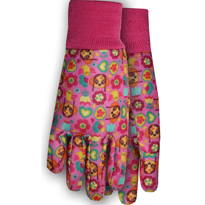 glove for daily feel-  Midwest Quality Gloves Multicolor Cotton/Polyester Blend Girls Gardening Gloves One Size (Pack of 6)