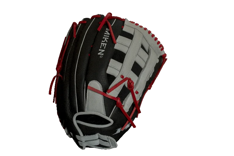 glove with sporty vibe-  Miken Player Series 13.5" Slow Pitch Softball Fielding Glove: PS135-PH